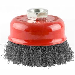 TORK CRAFT Wire Cup Brush Crimped Plain 75mmxm14 Blister